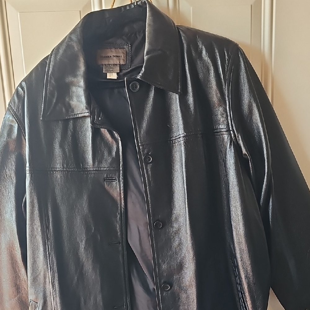 Brandon Thomas Black Lightweight Shirt Jacket